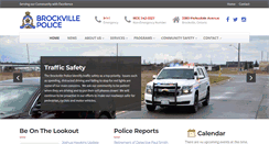 Desktop Screenshot of brockvillepolice.com